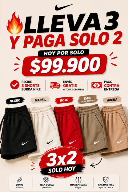 SHORT BURDA NIKE