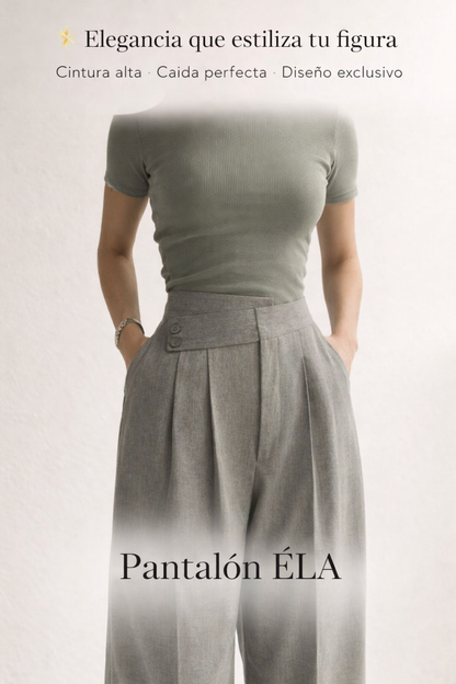 PANTALON ELA - CINTURA ALTA